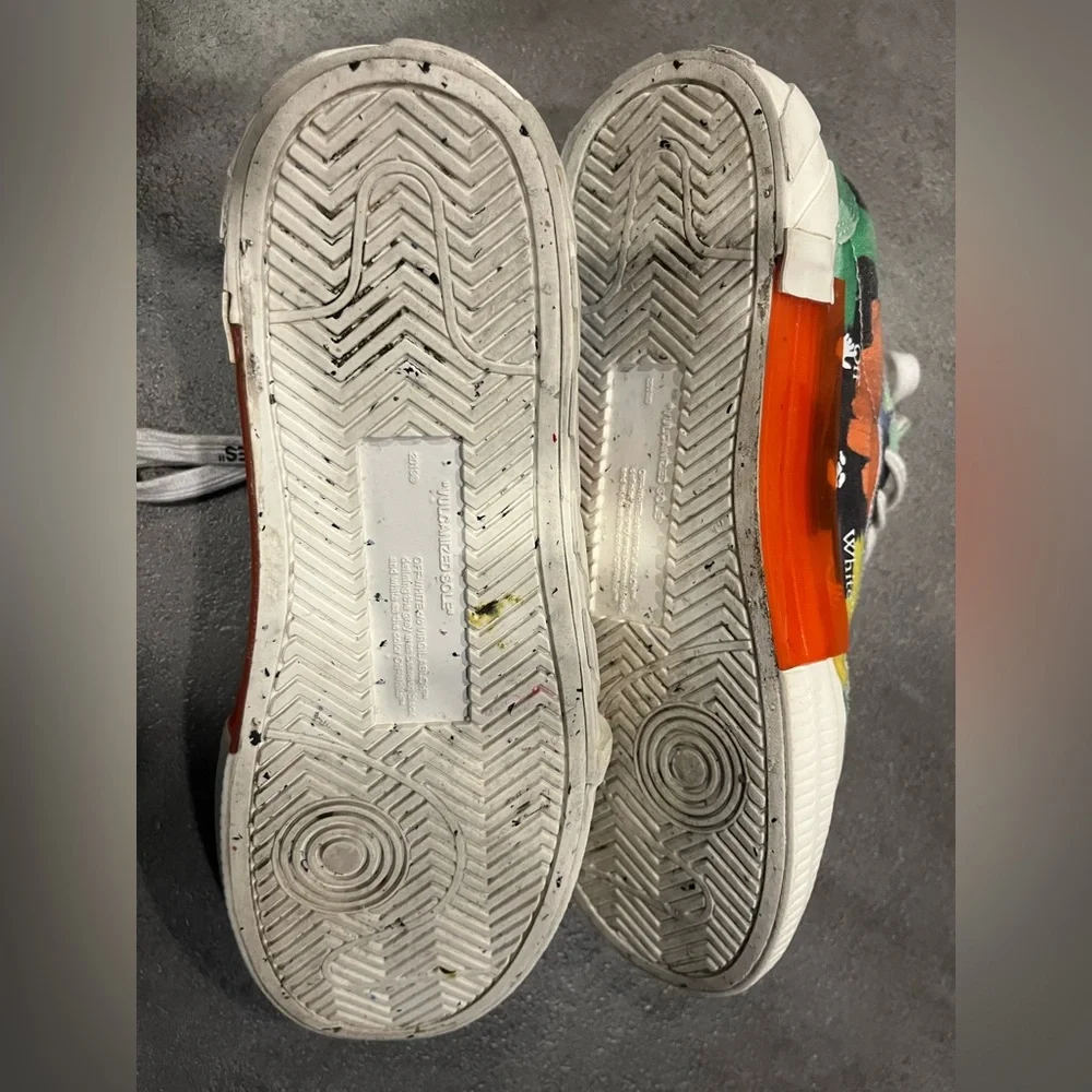 Off White Paint Splatter Sneakers… - Picture 14 of 14